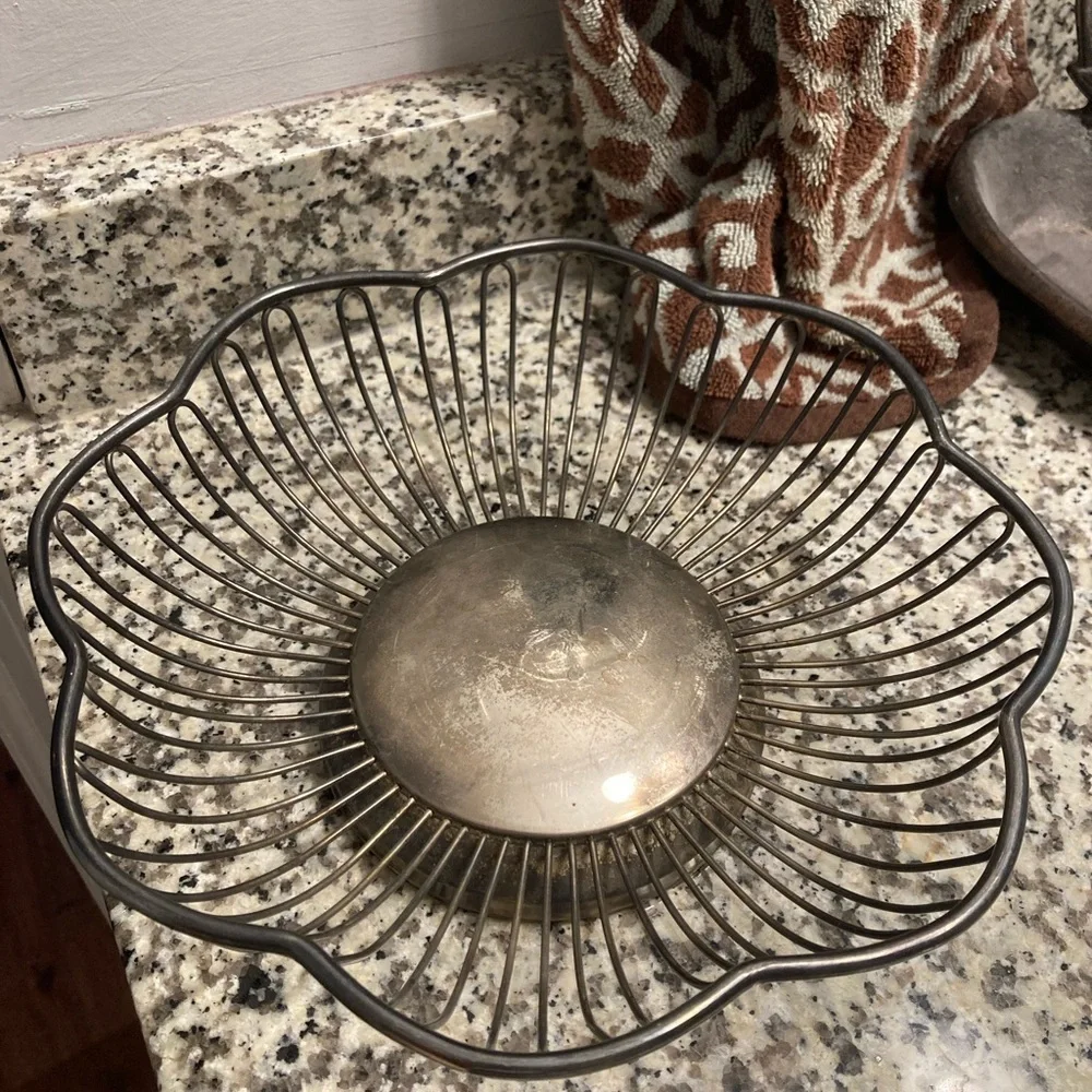Vintage Metal Basket
